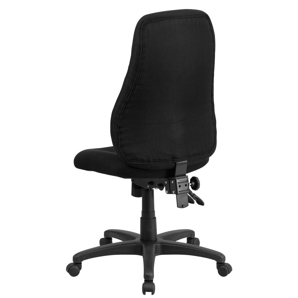 Black Fabric High Back Ergonomic Task Office Chair M3704