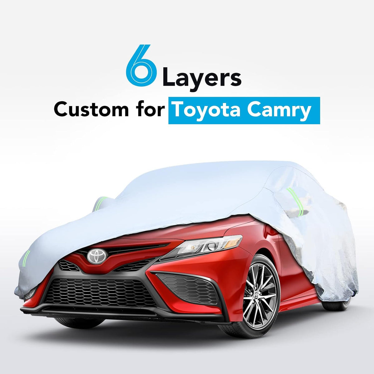 Waterproof All Weather Car Cover with Zipper D560814