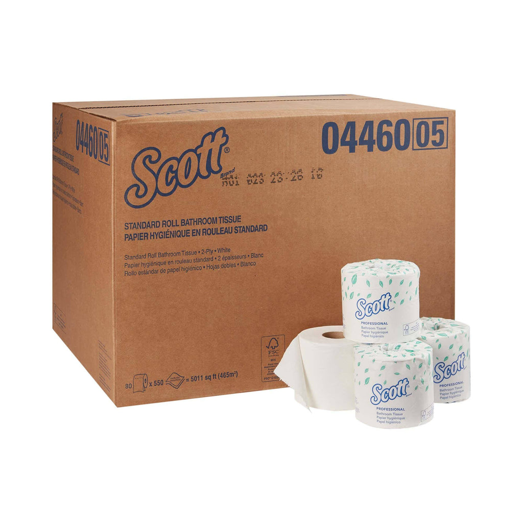 White Recycled Fiber Bathroom Tissue 80 Roll C982