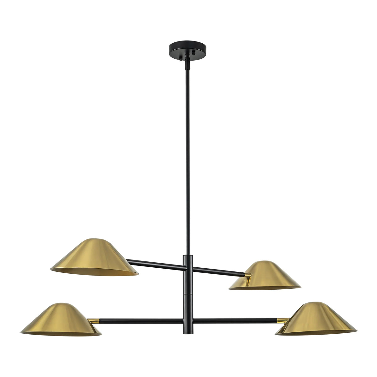 4-Light Dimmable Linear Chandelier T99535