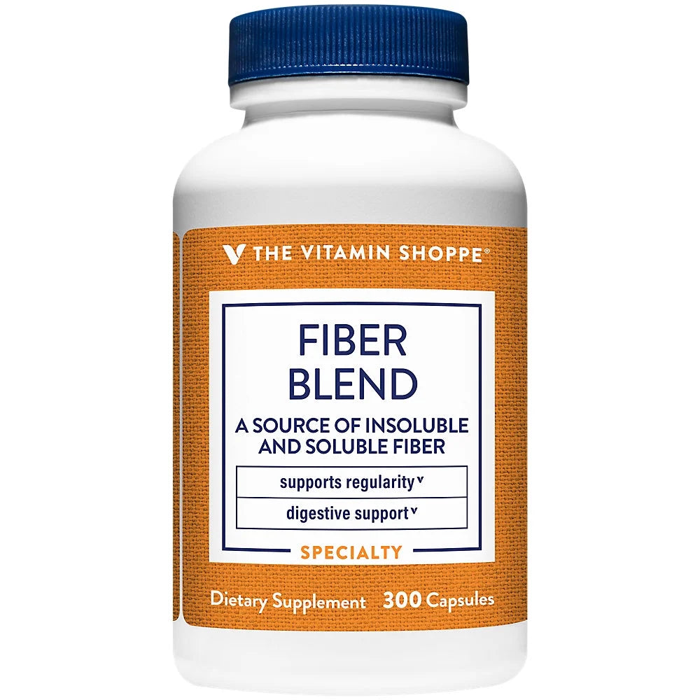 Fiber Blend, Natural Source of Insoluble and Soluble Fiber (300 Capsules) O705362