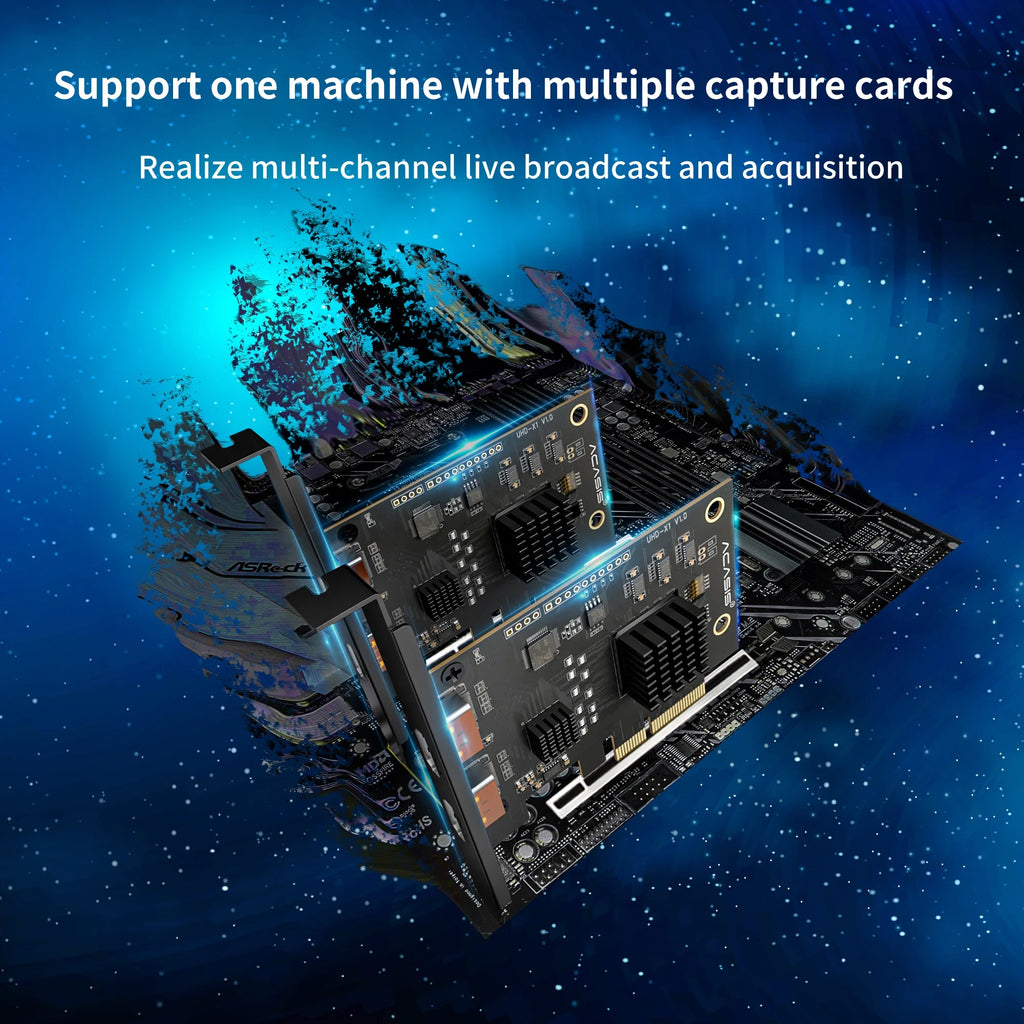PCIEX4 4K60HZ single-source capture card X3886