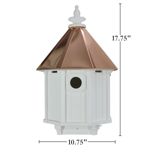 Duplex Bird House with Copper Roof G444211