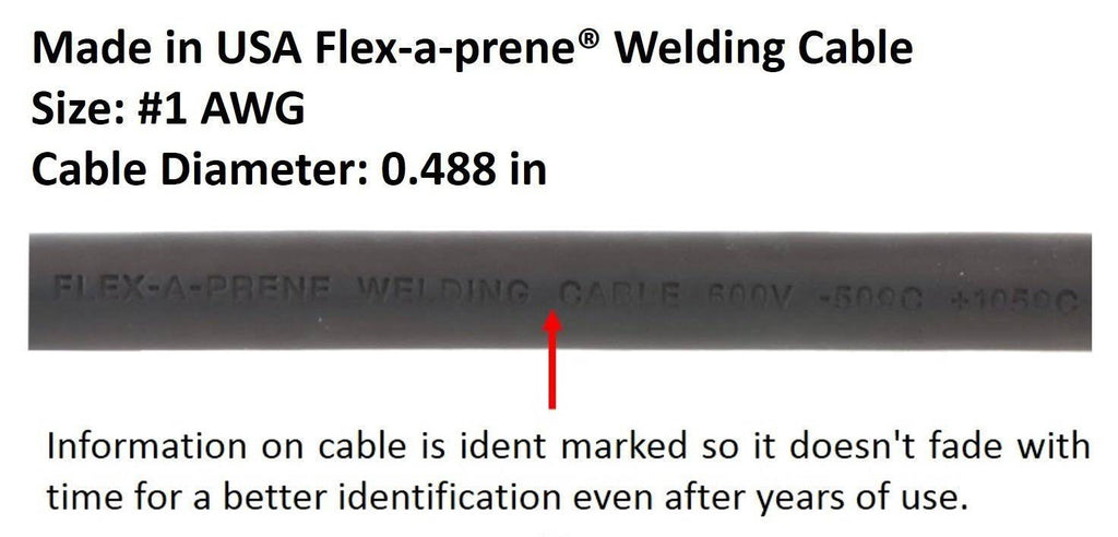 300 Amp Electrode Holder Welding Lead 15 Feet B6846