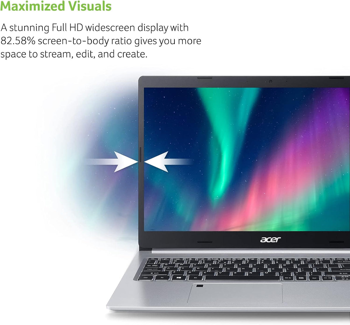 15.6" Full HD IPS AMD Ryzen 7 8GB DDR4 256GB NVMe SSD Laptop D846554