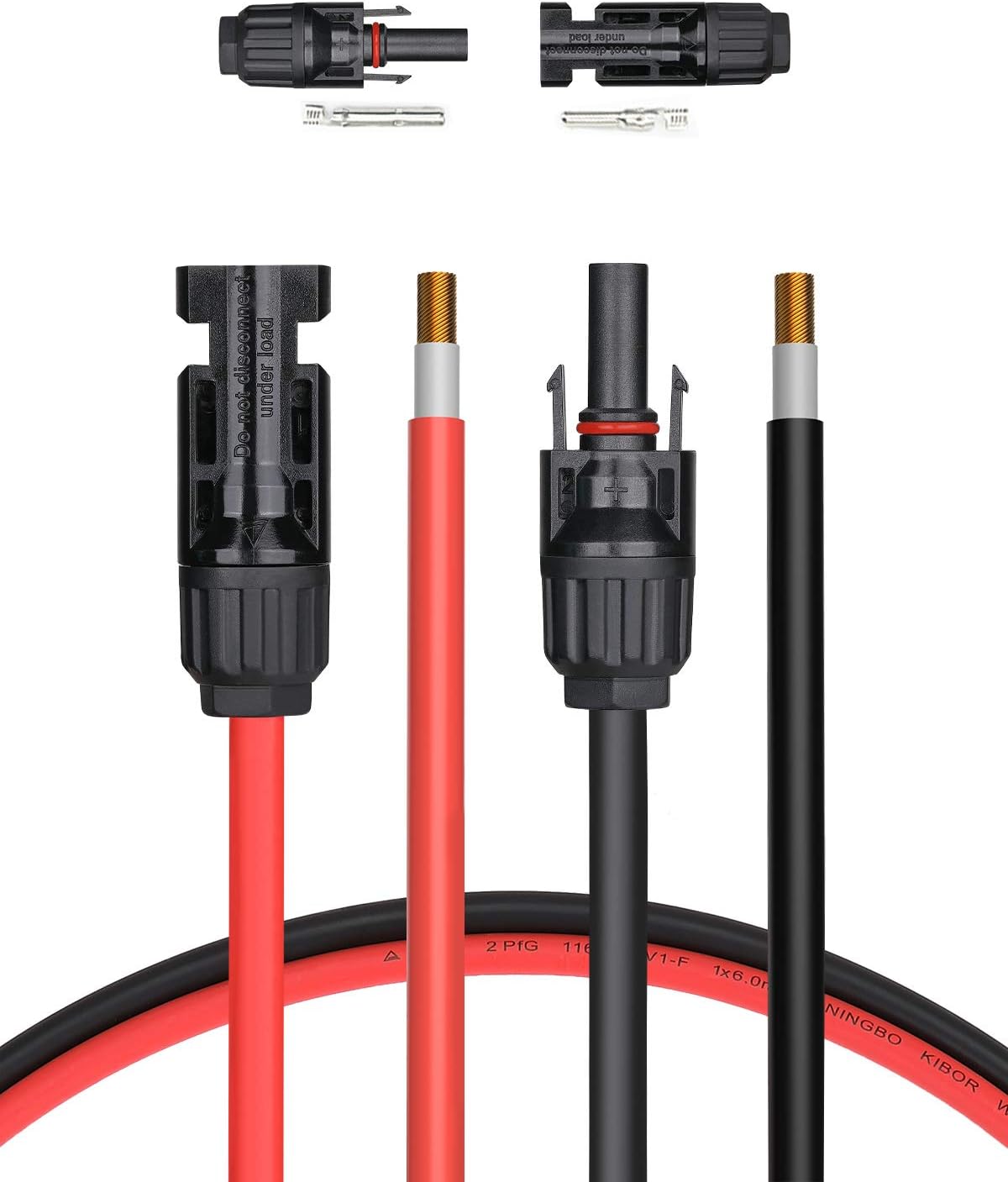 40 Feet 10AWG Solar Extension Cable with Connectors P5553
