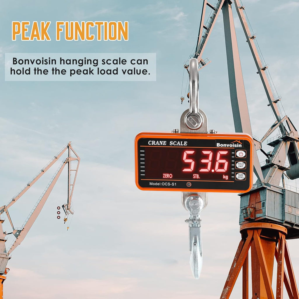 1000kg Orange Digital Hanging Scale R77478