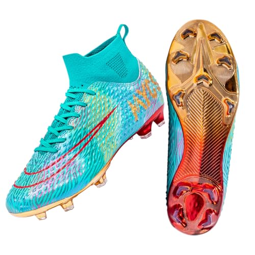 Soccer Boots Turf Football Shoes Breathable Lightweight Sneakers D413