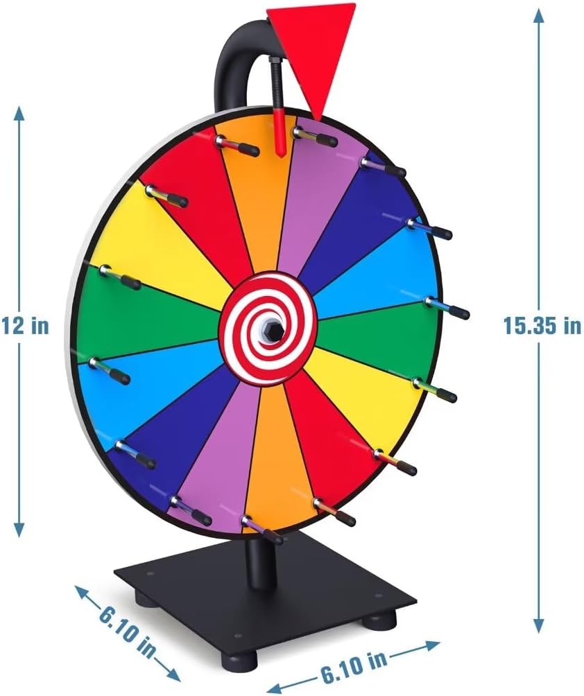 14 Slot Heavy Duty Spinning Prize Wheel with Base F167