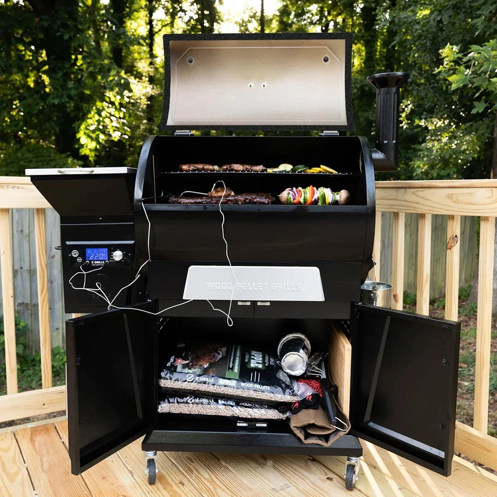 Wood Pellet Grill and Smoker with PID Controller J368