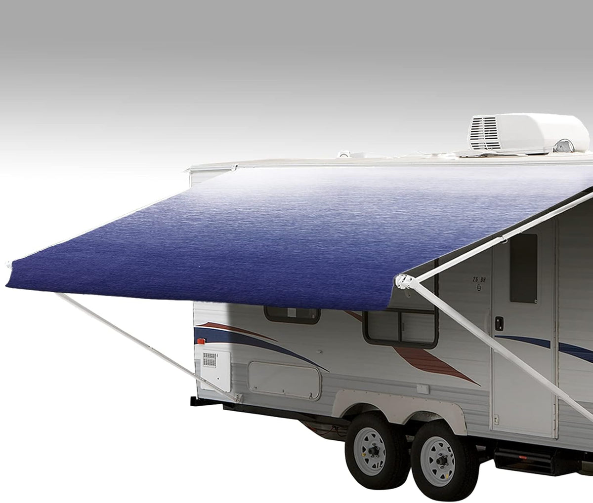 RV Awning Fabric Replacement Weatherproof Vinyl 18' I9743