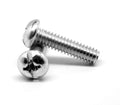#8-32 x 3 1/2 Coarse Thread Machine Screw Round Head Zinc Plated B10394