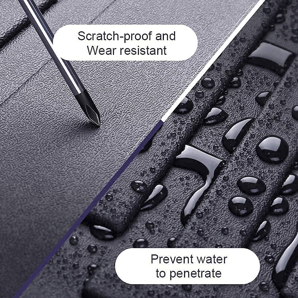 Custom Fit Cargo Mat Trunk Liner Heavy Duty Rubber Waterproof Floor Mat Pack of 2 U253850