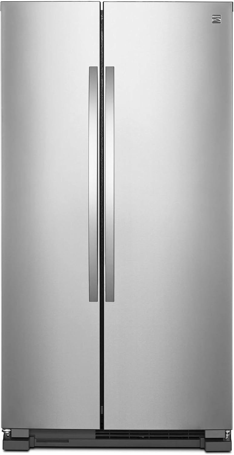 36 Side-by-Side Refrigerator and Freezer 25 Cubic Ft. Stainless Steel G720960