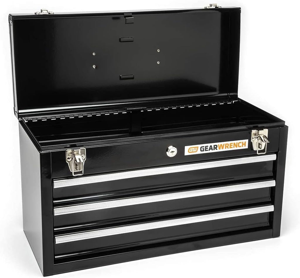 20inch 3 Drawer Steel Tool Box Black A35420