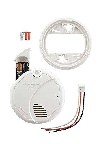 Hardwired Smoke and Carbon Monoxide Detector with Battery Backup, 3 Pack E38245
