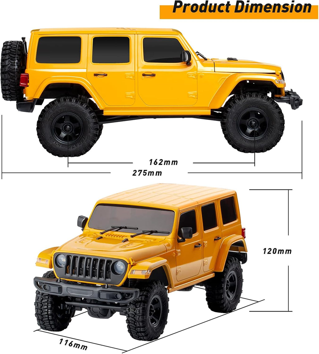 1/18 RC Crawler, 2.4GHz 4WD RC Cars with Battery Charger X29840