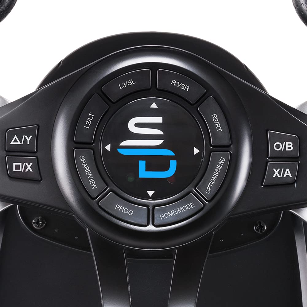 Steering Racing Wheel with Pedals, Paddles, Shifter and Vibration F223108