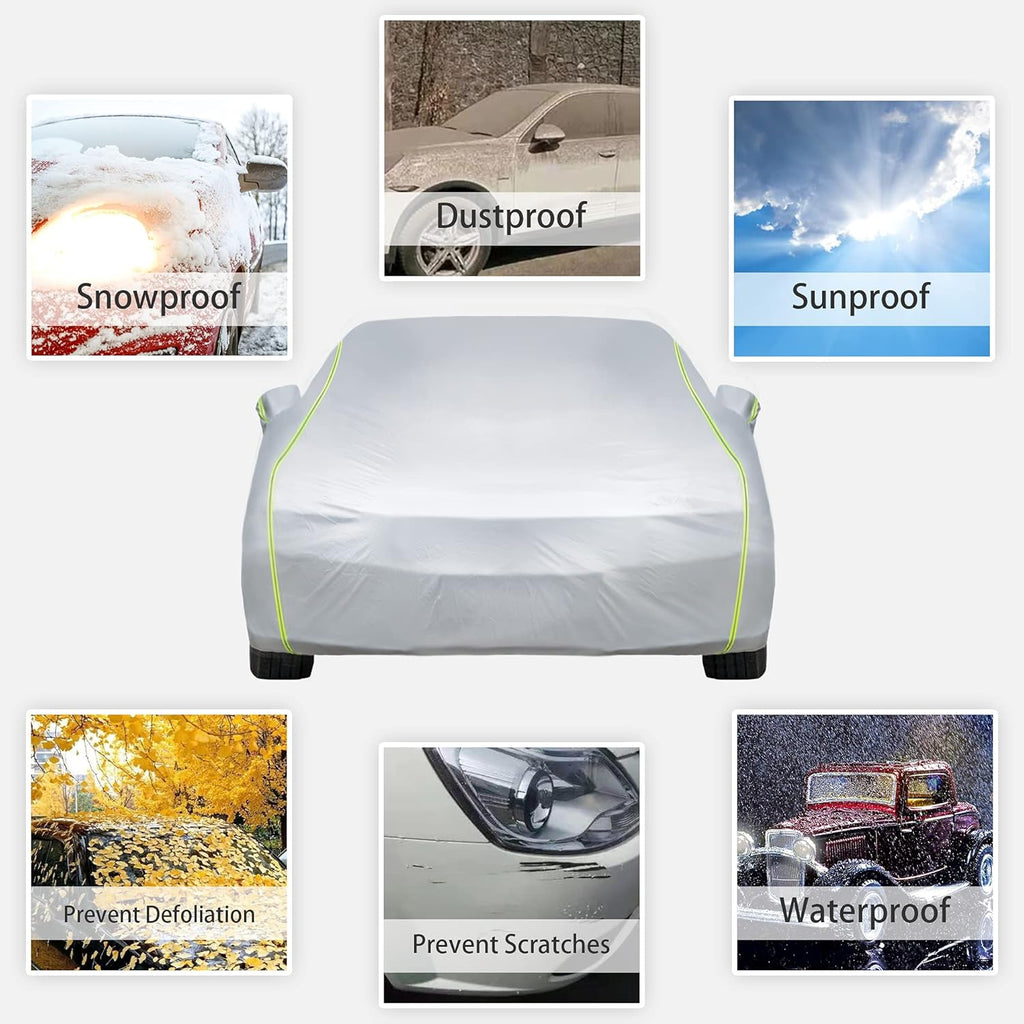 Waterproof All Weather SUV Car Cover with Zipper Q339665