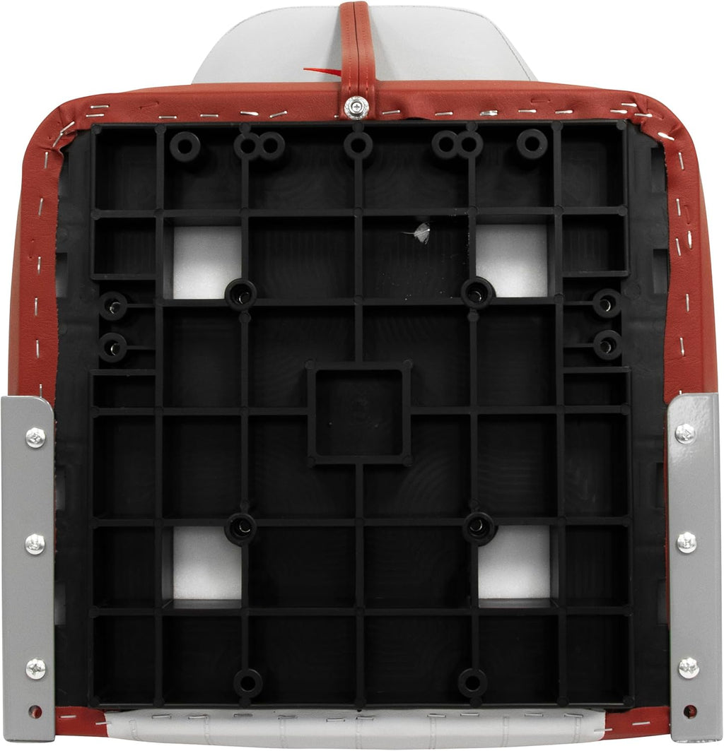 Grey/Red High Back Boat Seat O94620