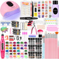 Acrylic Nail Kit With Drill And U V Light Full Nail Kit Set I292