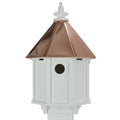 Duplex Bird House with Copper Roof G444211