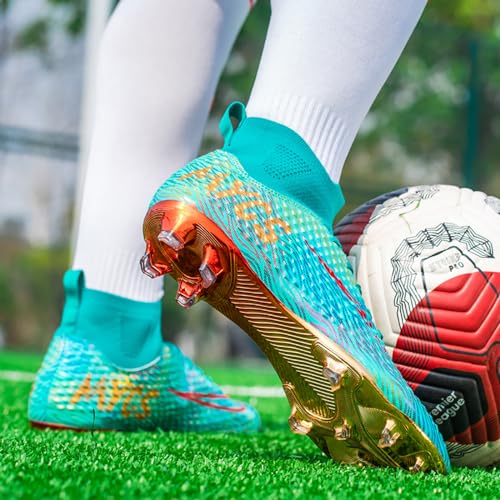 Soccer Boots Turf Football Shoes Breathable Lightweight Sneakers D413
