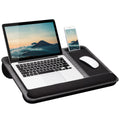 Lap Desk with Wrist Rest, Mouse Pad and Phone Holder, 21.1" x 14" O929