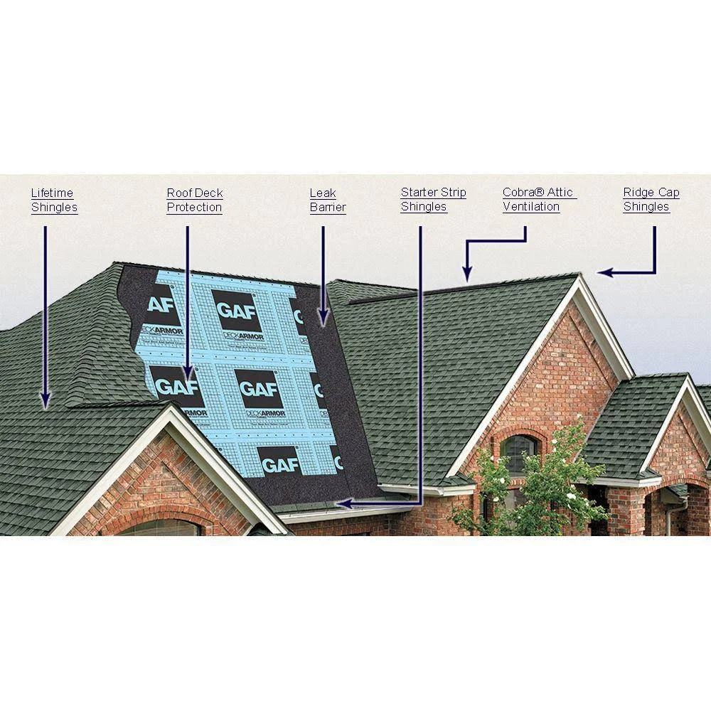 Double-Layer Hip and Ridge Cap Roofing Shingles (20 Lin. ft. per Bundle) (30-Pieces) X933
