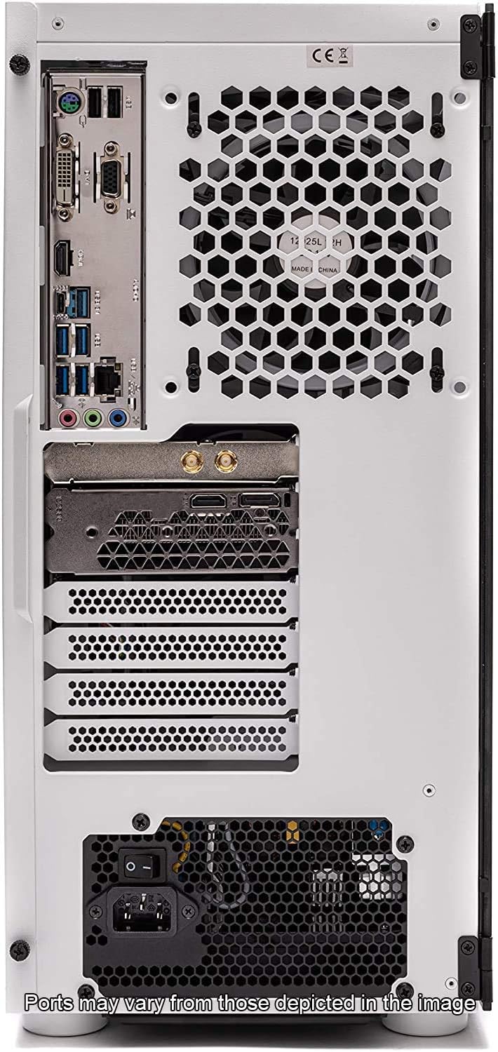 RYZEN 5 2600X 6-Core 3.6 GHz GTX 1660 6G 500GB SSD 16GB DDR4 3000MHz RGB Fans Windows 10 Home Gaming Desktop PC Y561