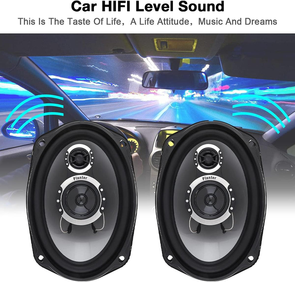 6x9 Inch 2 Way Car Stereo Speakers Pair A281480
