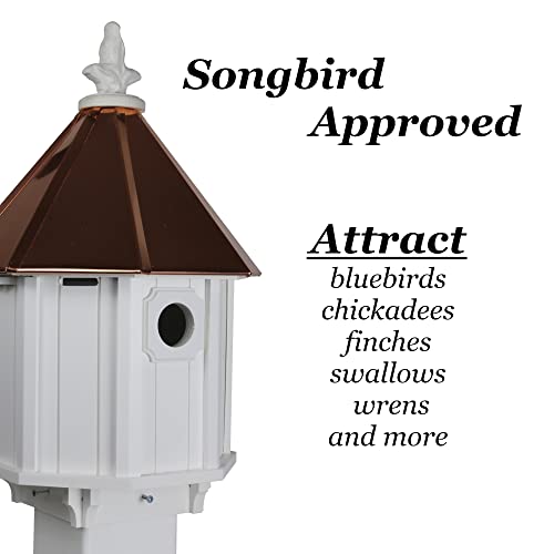 Duplex Bird House with Copper Roof G444211