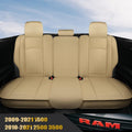 Red Faux Leather Front Seat Covers M2321