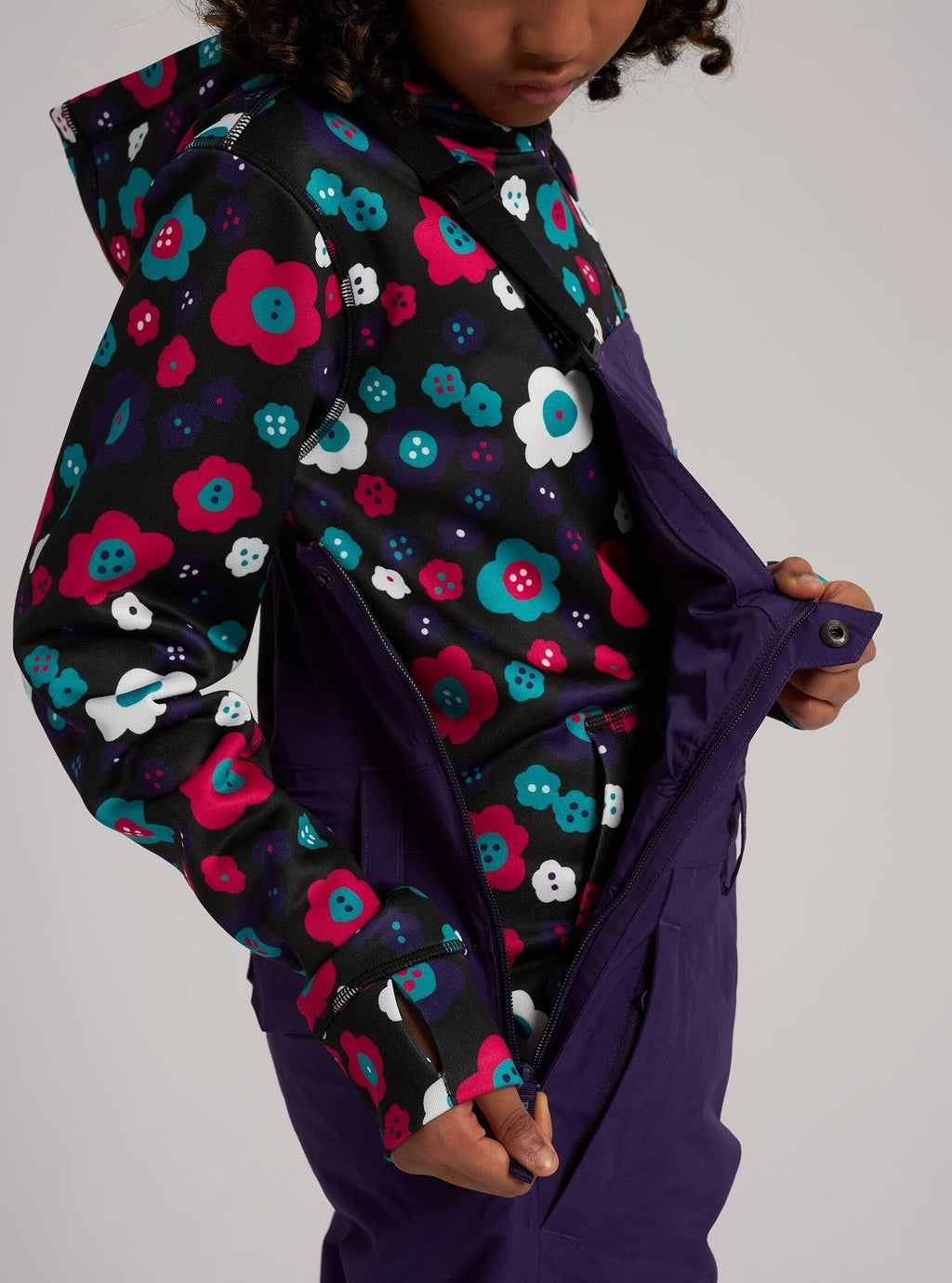 Kids Skylar Bib Pant Parachute Purple D43872