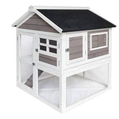 Small Animal Hutch with Ramp L203285