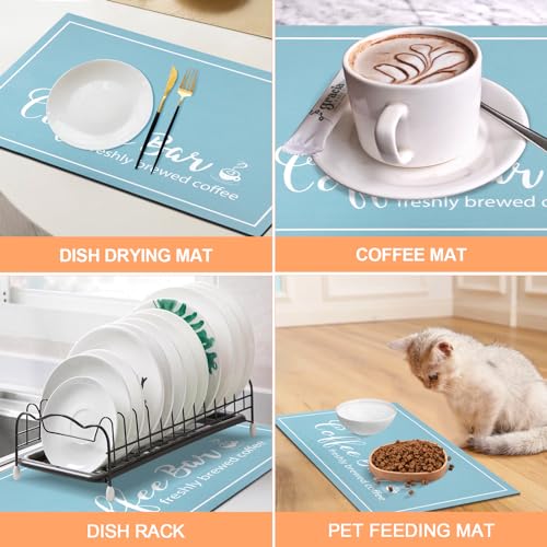 16"x24" Absorbent Coffee Bar Mat J628