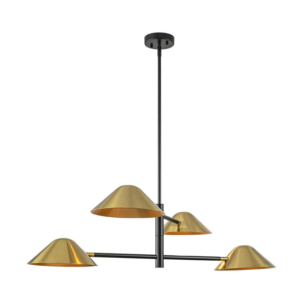 4-Light Dimmable Linear Chandelier T99535