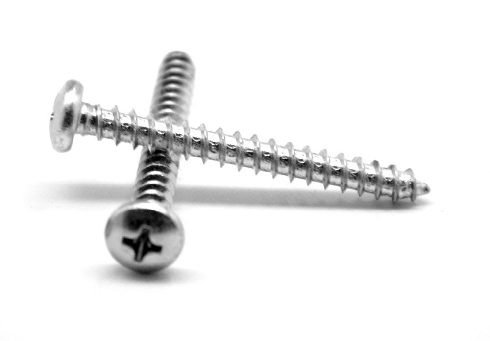 #8-18 x 2 3/4 Phillips Pan Head Sheet Metal Screw S451
