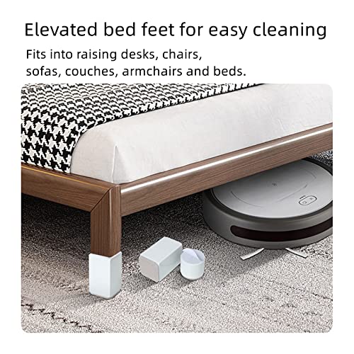 4" Self Adhesive Black Furniture Risers J1355