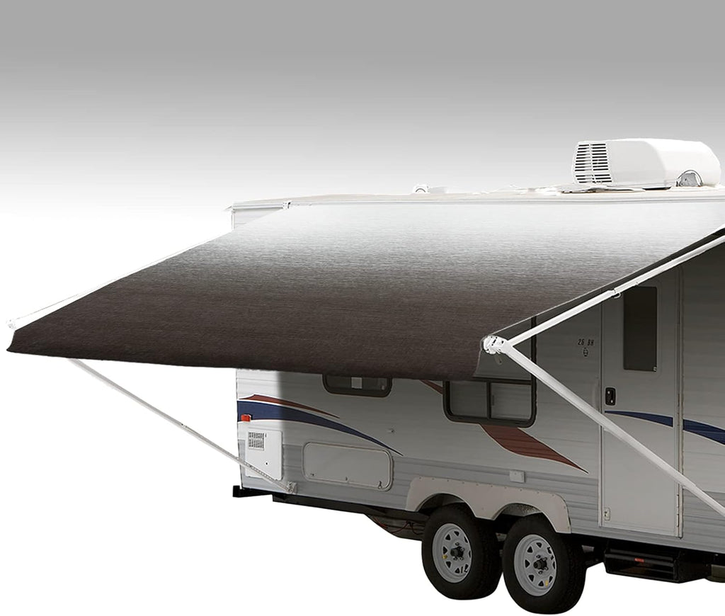 RV Awning Fabric Replacement Weatherproof Vinyl 18' I9743