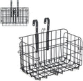 Black Steel Folding Front Bicycle Basket T613