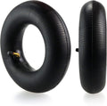 2 Pack Heavy Duty Replacement Inner Tubes with TR-13 Straight Metal Air Valve Stem I891909