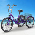 24Inch 500W 7-Speed Electric Tricycle with Removable Lithium Battery G859731