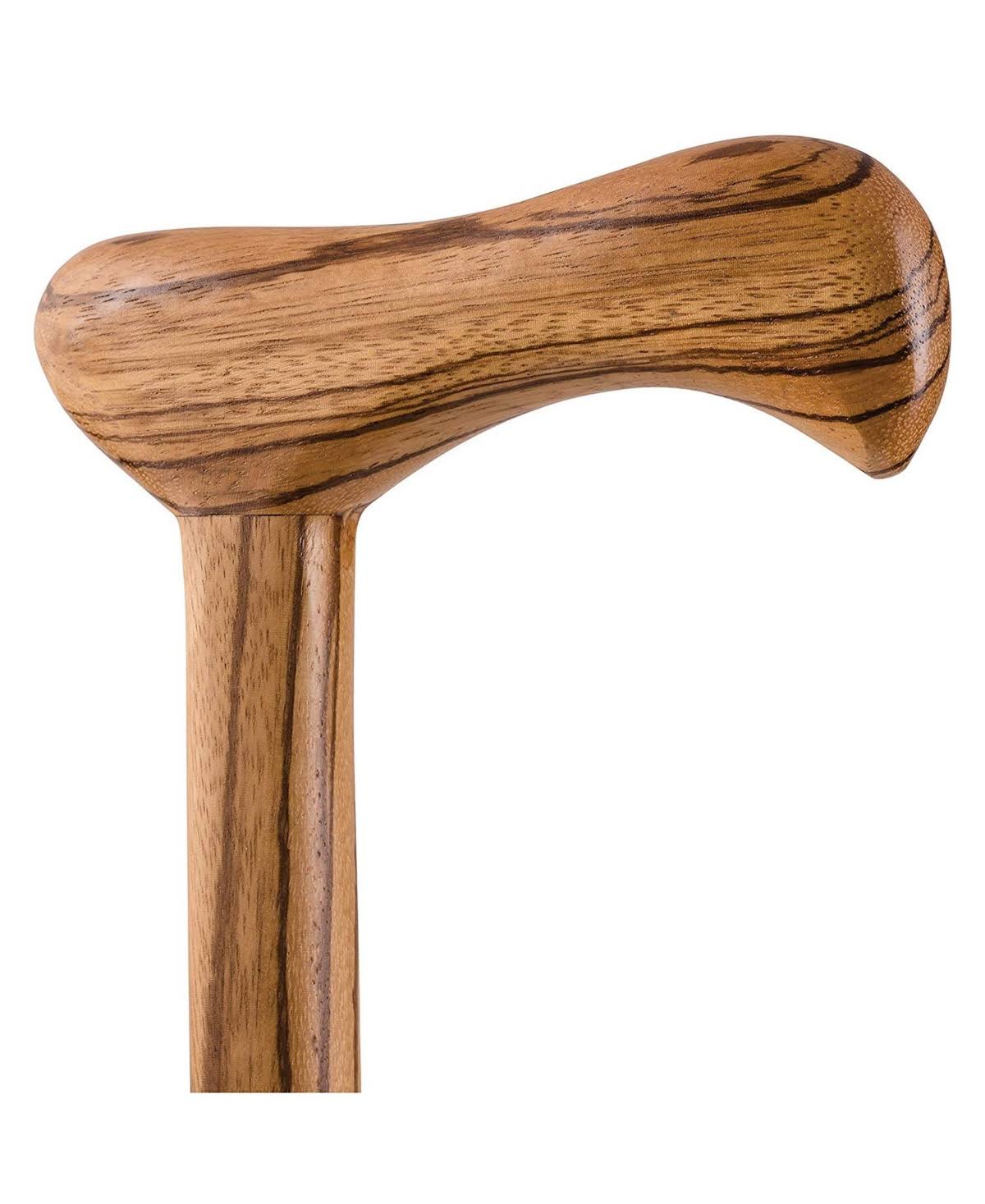 37x22 Twisted Zebrawood Walking Cane J8828