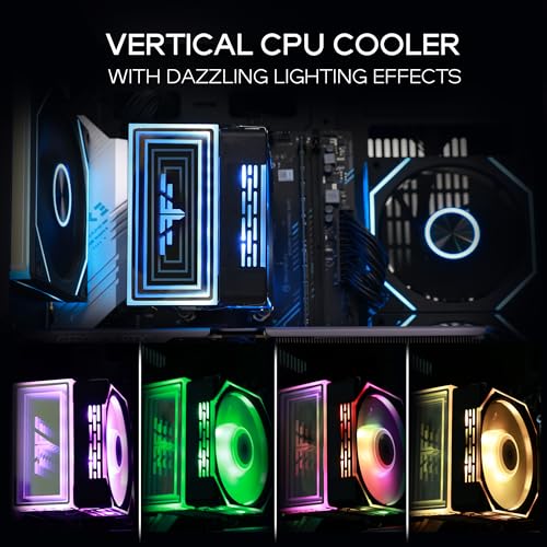 AMD Ryzen 7 5700X 8-Core 3.4 GHz Intel Arc B580 32GB DDR4 RAM 1TB PCIe + 1TB SATA SSD WiFi Bluetooth RGB Fans Windows 11 Pro Black Tower Computer V123262