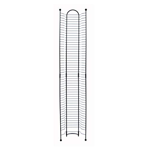Black Steel Blu-Ray Rack Z548