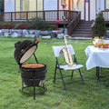 13'' Charcoal BBQ Grill Smoker J9962