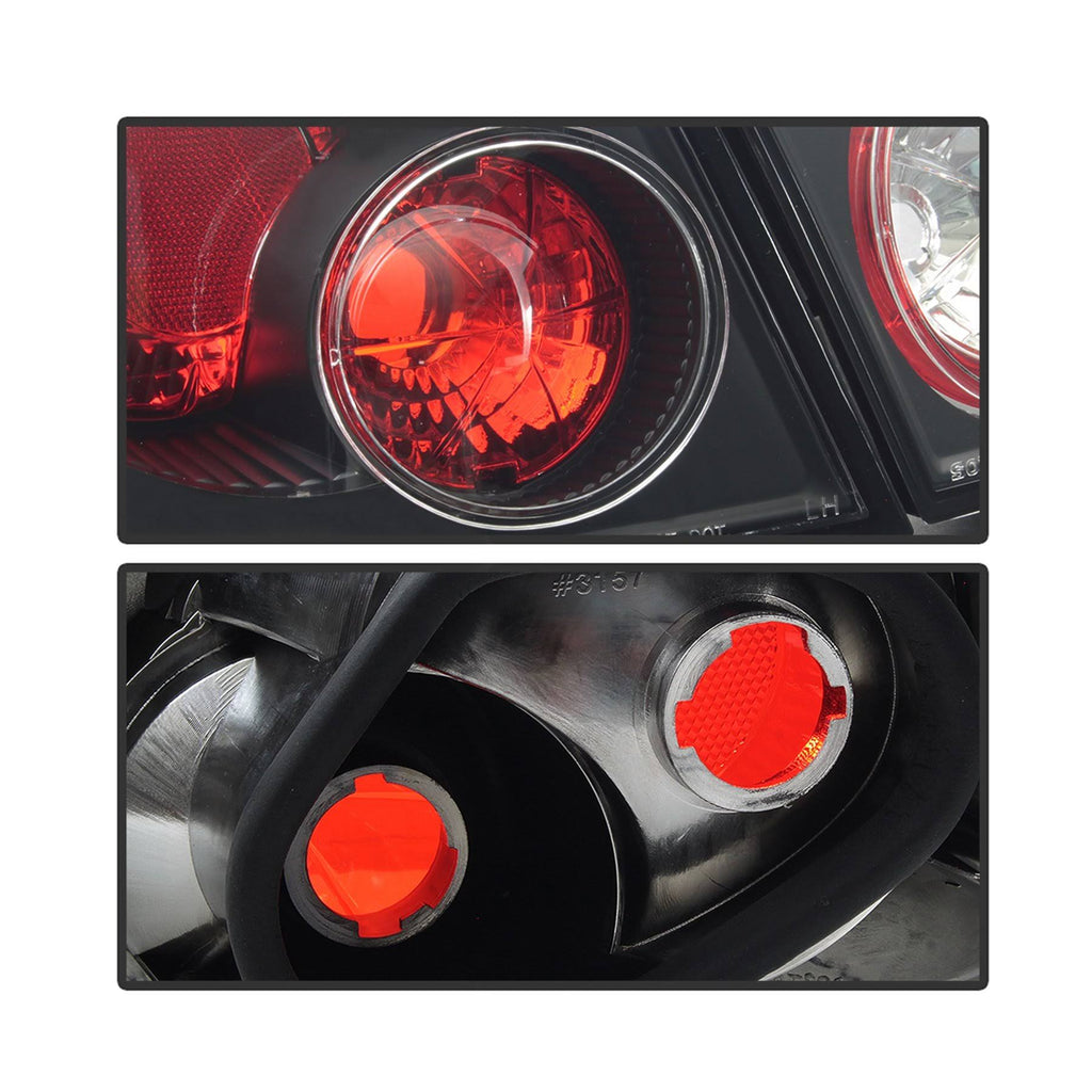 Toyota Corolla 03-08 Euro Style Tail Lights - Black C146861
