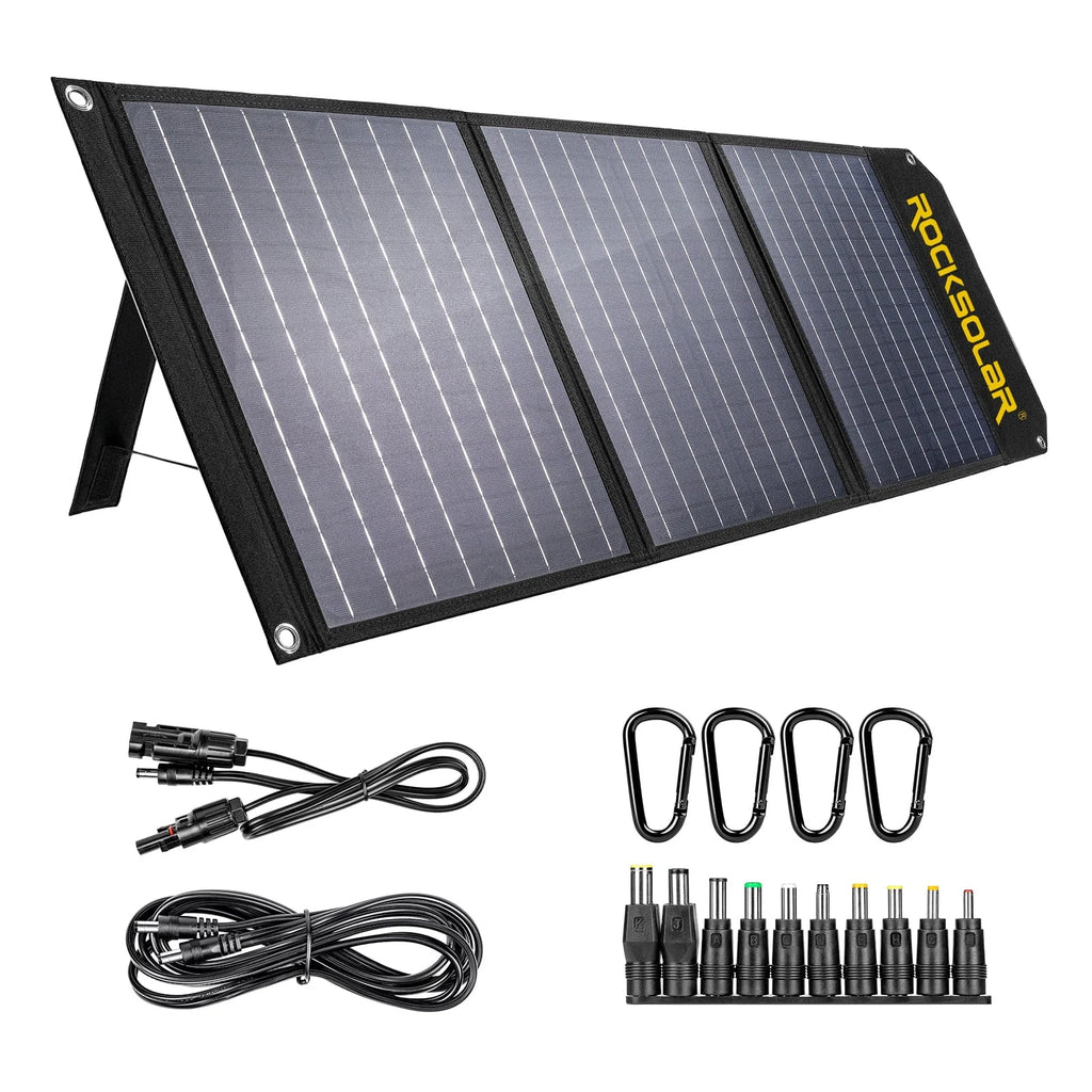400W Portable Power Station with 60W Foldable Solar Panel D15590