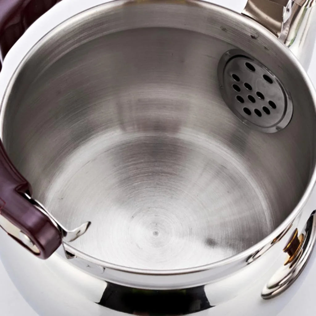 Stainless Steel Whistling Coffee and Tea Kettle 1.0 Liter Q8925